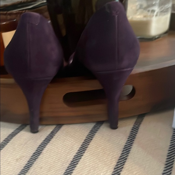 Nine West Purple Suede Heels - Picture 7 of 9